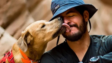 Illustration : En vacances, un homme et son chien découvrent 6 canidés errants qui ont besoin d’aide, dont 2 chiennes enceintes